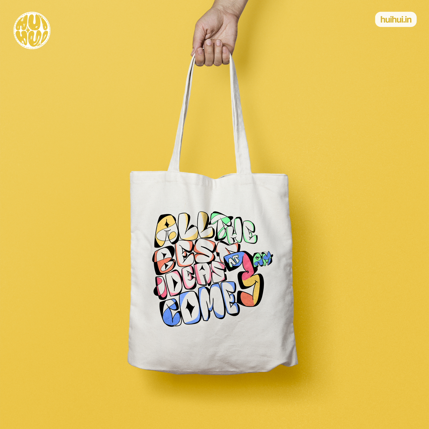 All the best Ideas (Totebag) by Huihui