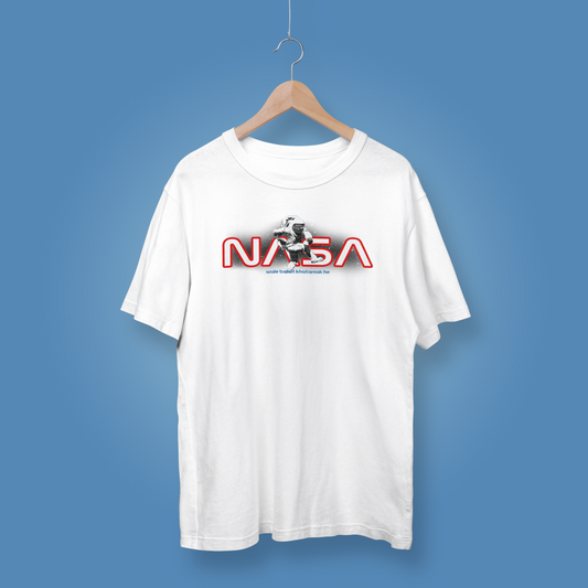 Nasa Oversized T shirt (Clean White)