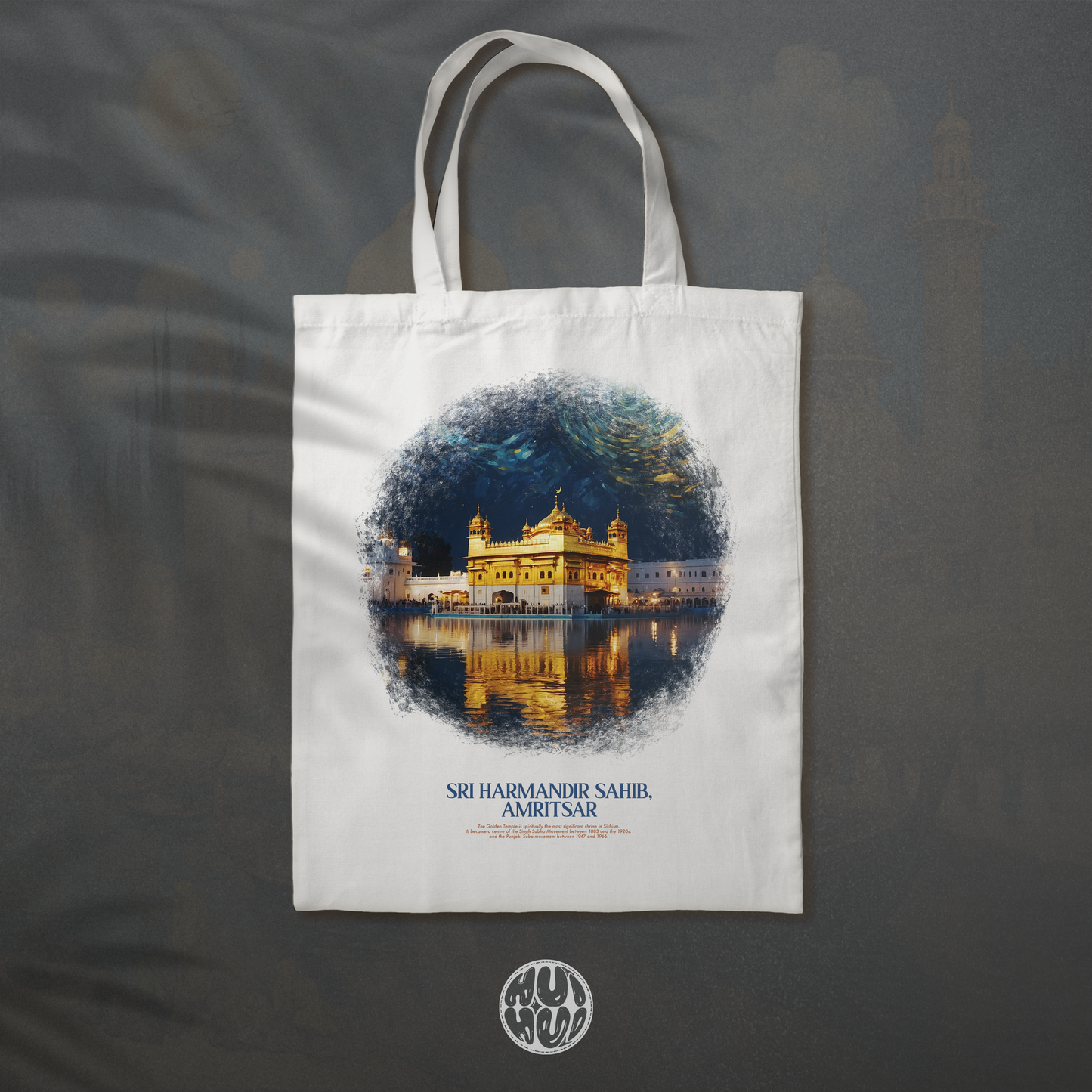 The Golden Temple in starry night (Totebag) by huihui
