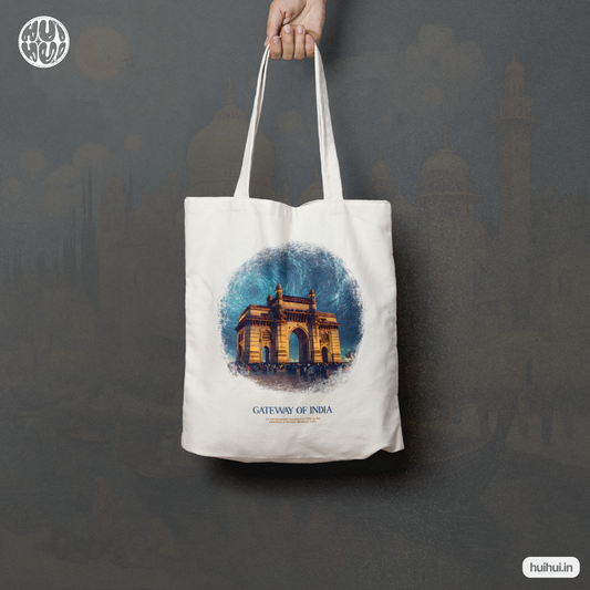 Gateway Of India in starry night (Totebag) by huihui