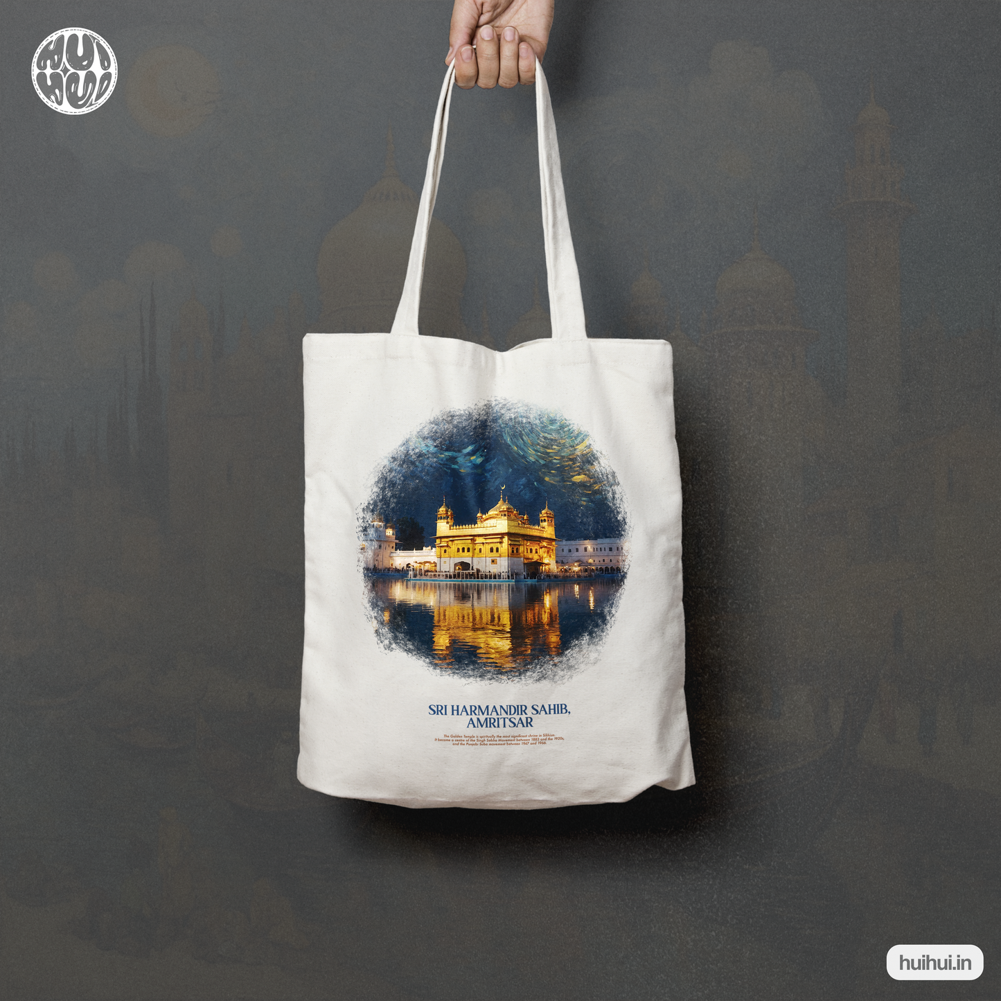 The Golden Temple in starry night (Totebag) by huihui