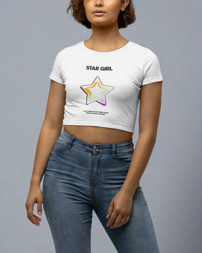 Women Crop Top StarGirl Lanadel Rey Edition Crop Tee